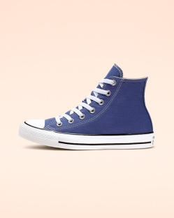 Converse Chuck Taylor All Star Seasonal Color Női Magasszárú Világoskék/Sötétkék | MJFHZYU-HU